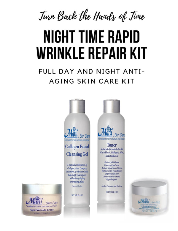 Marli Skin Care Skin Care Night Time Rapid Wrinkle Repair Kit