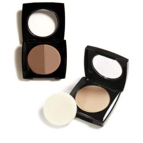 Danyel Cosmetics Foundation Danyel' Duo Blenders Contouring Foundation - Tawny Beige/Soft Beige & Translucent Pressed Powder