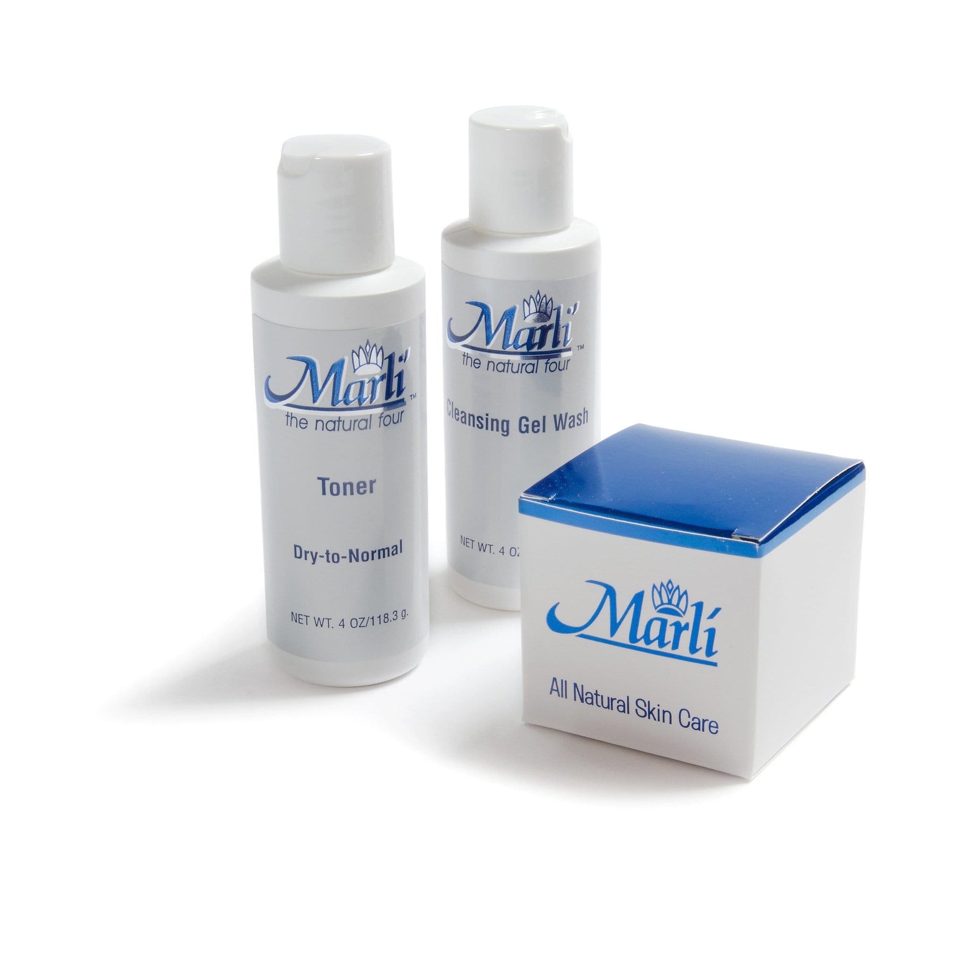 Marli Skin Care Skin Care Rapid Wrinkle Erase Marli Complete Skin Care Kit (With Rapid Wrinkle Erase Cream, Collagen Facial Cleanser Gel, & pH Balancing Toner)