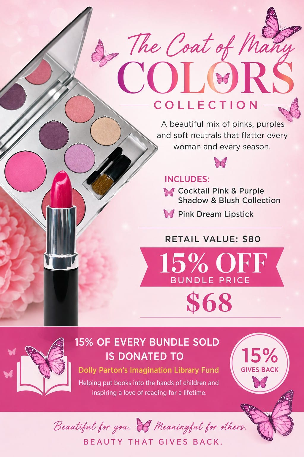 Danyel Cosmetics & Marli Skin Care Cosmetics The Coat of Many Colors Collection