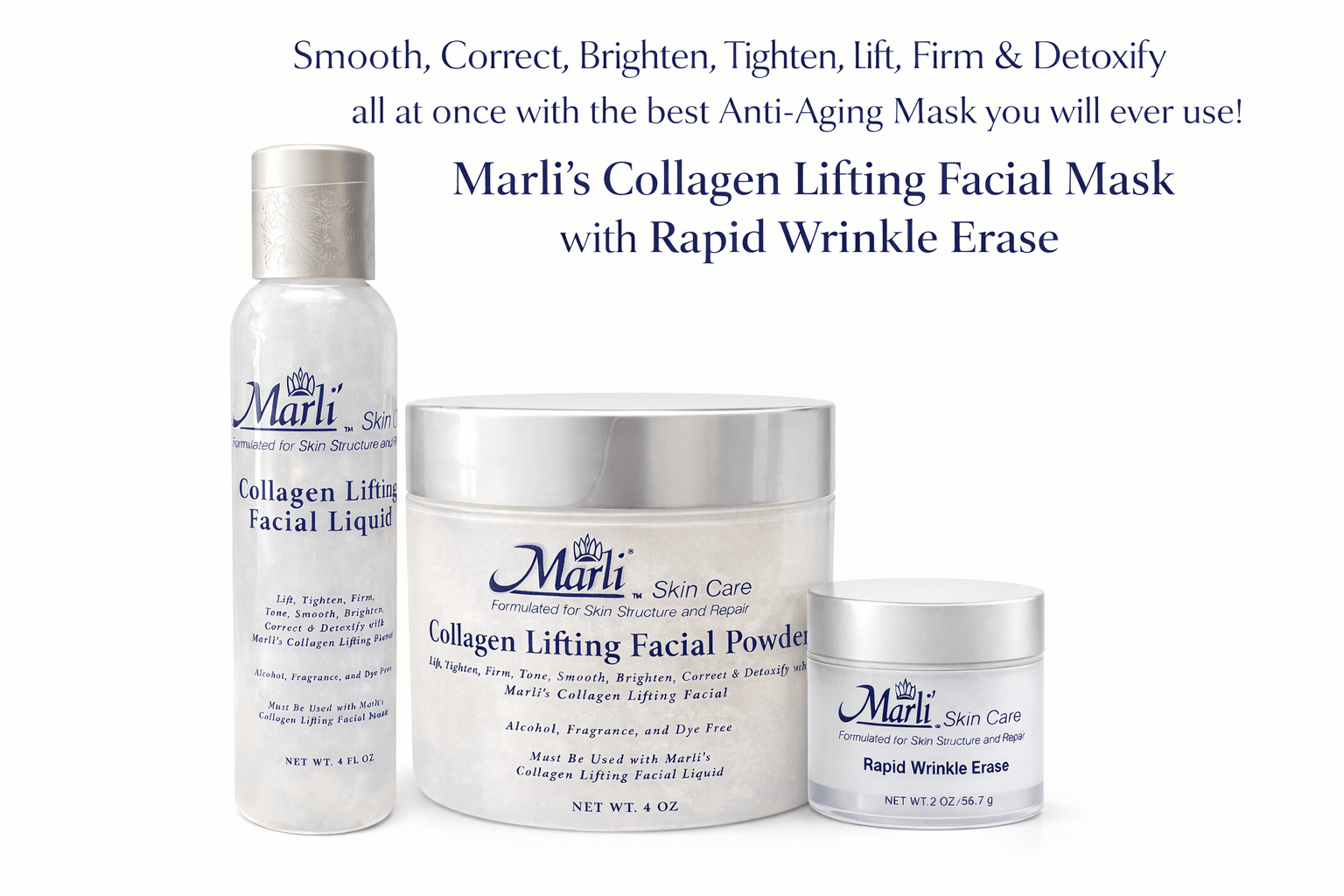 Marli Skin Care skin care Collagen Lifting Facial with Rapid Wrinkle Erase Cream