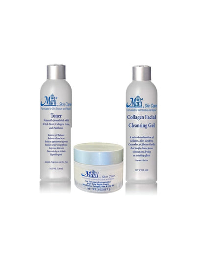 Marli Skin Care Skin Care Marli Complete Skin Care Kit with Sun Damage & Environmental Night Time Repair Cream