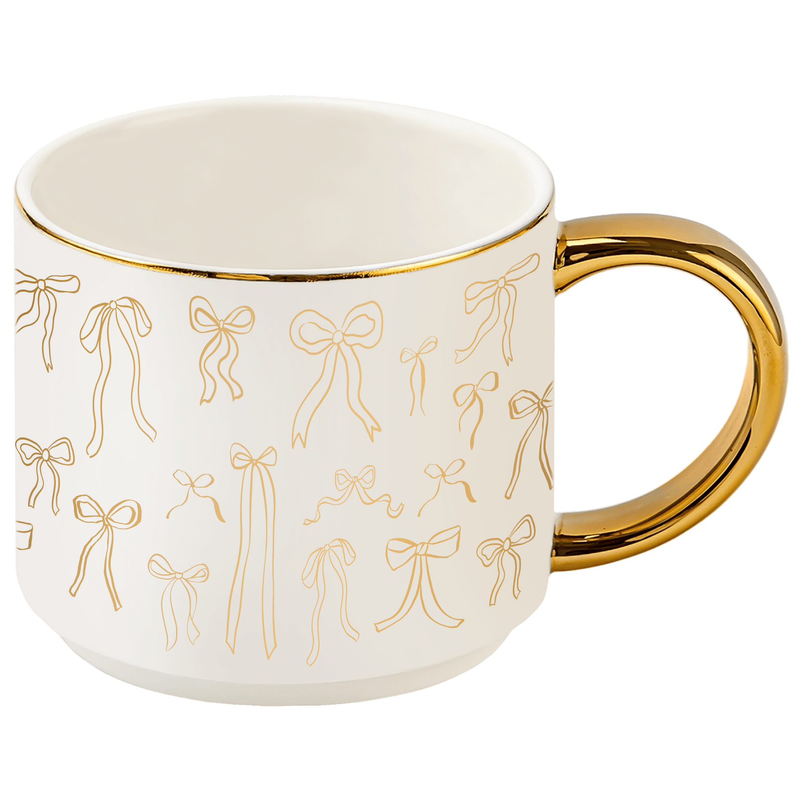 Sweet Water Decor Coffee Mugs Bows 14 oz Coffee Mug