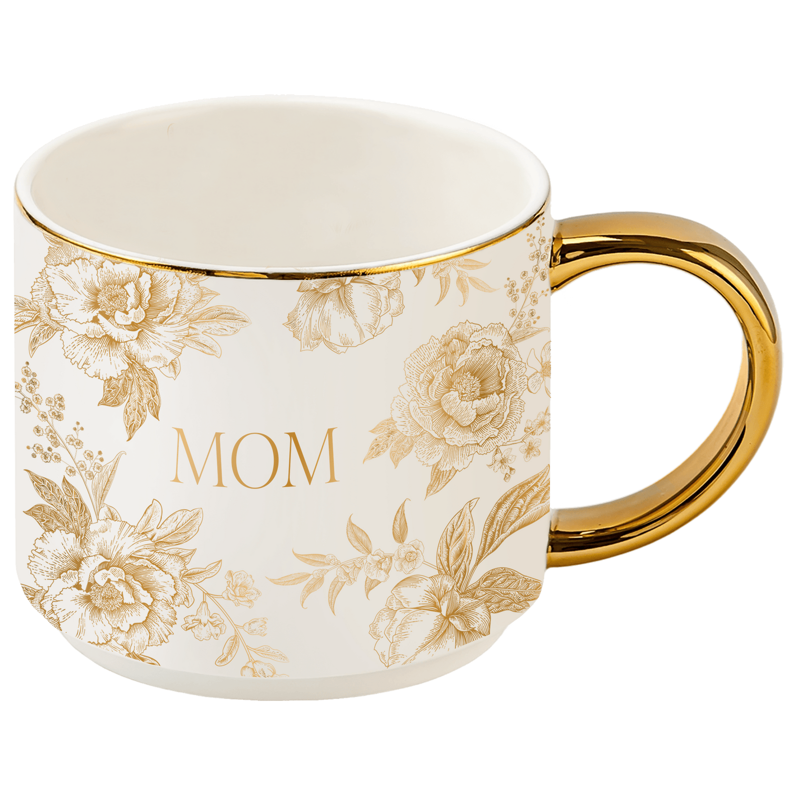 Sweet Water Decor Coffee Mugs Gold Mom 14 oz Coffee Mug