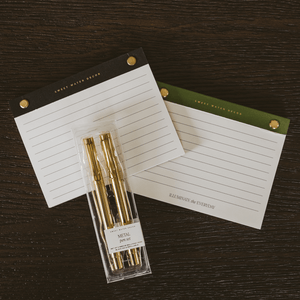 Sweet Water Decor Notepad Small Gold Rivet Basic Notepad