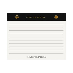 Sweet Water Decor Notepad Small Gold Rivet Basic Notepad